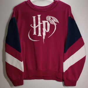 Wizarding World Of Harry Potter Quidditch Women's Size M Long Sleeve Sweatshirt